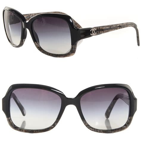 chanel sunglasses 5177 black|Eyewear .